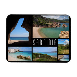 Sardinië landschappen reizen fotocollage magneet