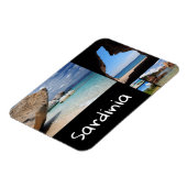 Sardinië landschappen reizen fotocollage magneet (Linkerzijde)
