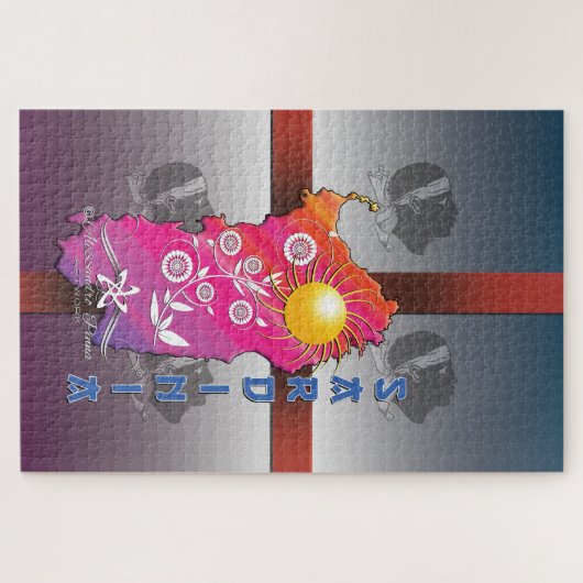 Sardinië Legpuzzel (Horizontaal)