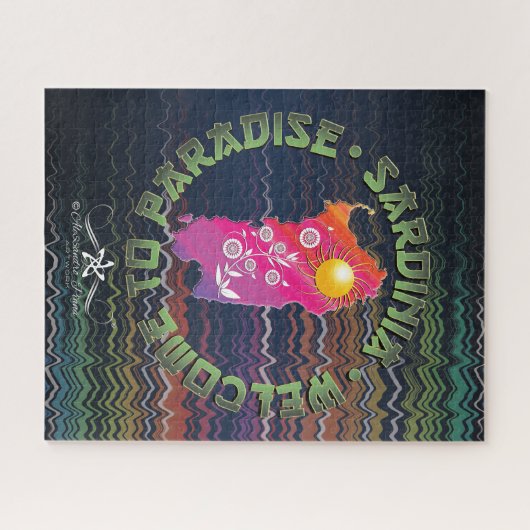 Sardinië Legpuzzel (Horizontaal)