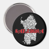 Sardinië Magneet (Voorkant / Achterkant)