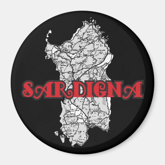 Sardinië Magneet (Voorkant)