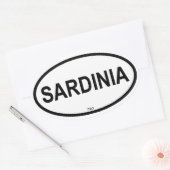 SARDINIË OVALE STICKER (Envelop)