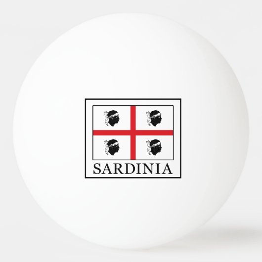 Sardinië Pingpongbal (Voorkant)