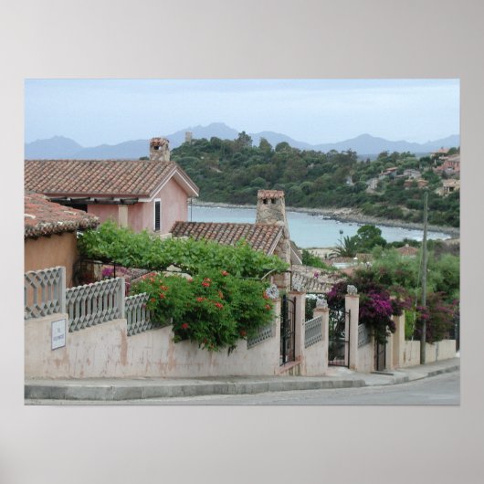 Sardinië Poster (Voorkant)