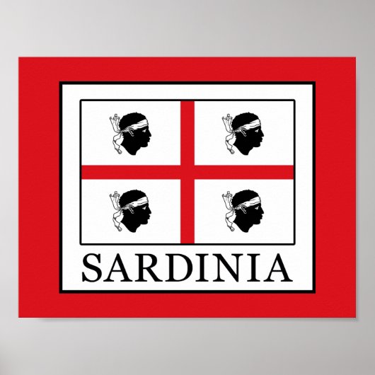 Sardinië Poster (Voorkant)