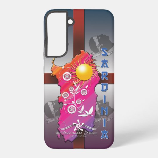 Sardinië Samsung Galaxy Hoesje (Achterkant)