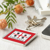 Sardinië Sleutelhanger (Zijkant)