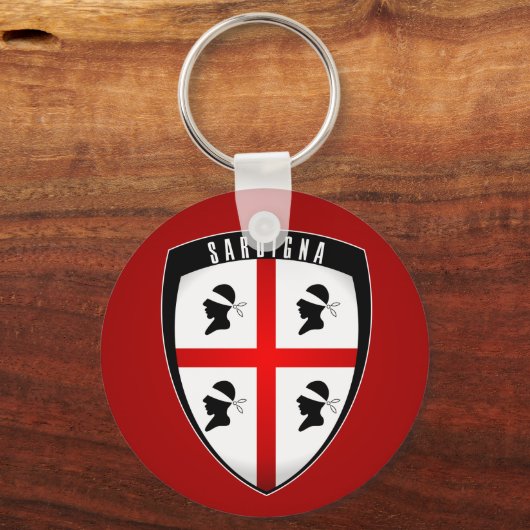 Sardinië, Sleutelhangers van de schildklier (rode) (Voorkant)