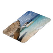 Sardinië strand met grote rotsen rechthoekige magn magneet (Linkerzijde)