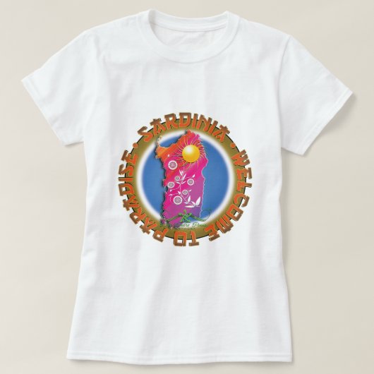 Sardinië T-shirt (Design voorkant)