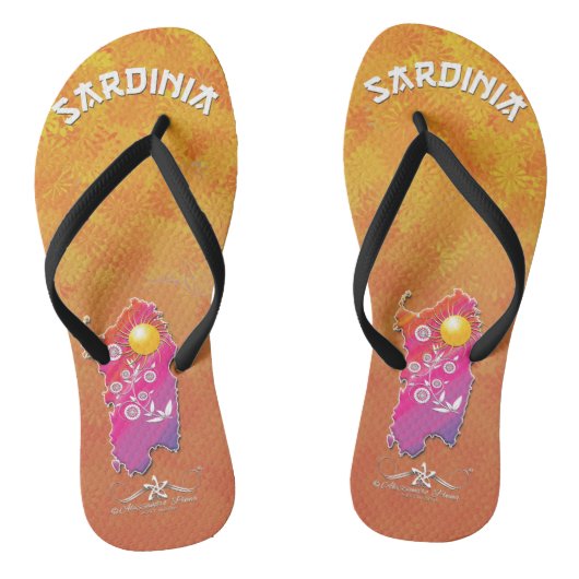 Sardinië Teenslippers (Voetbed)