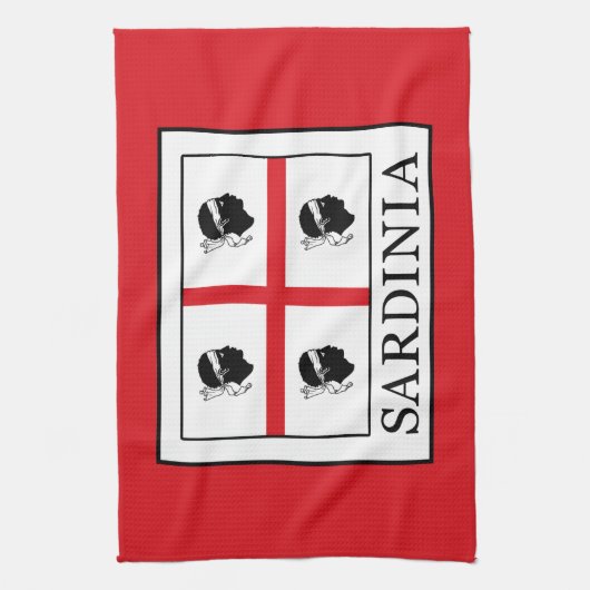 Sardinië Theedoek (Verticaal)