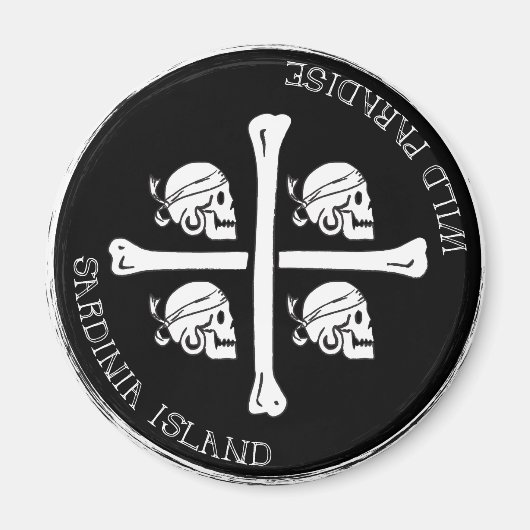 Sardinië, Wild Paradise - Magnet (Voorkant)