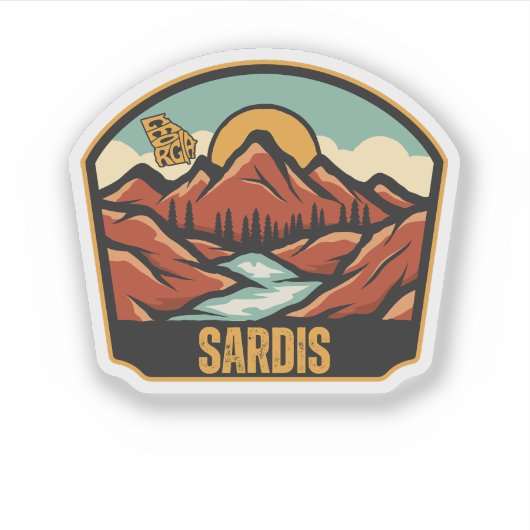 Sardis, Georgia Sticker (Voorkant)