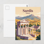 Sardis Turkije Briefkaart (Voorkant / Achterkant)