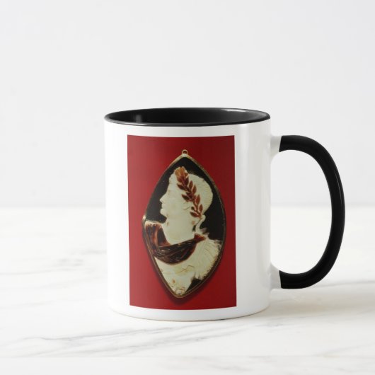 Sardonyx Cameo met profiel Tiberius Mok (Rechts)