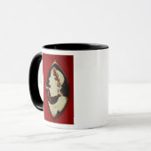 Sardonyx Cameo met profiel Tiberius Mok (Voorkant links)