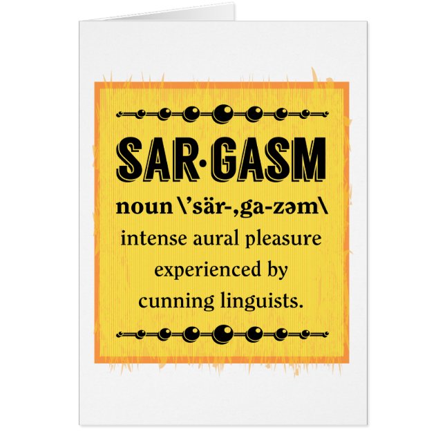 Sargasm (Voorkant)