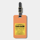 Sargasm Bagagelabel (Voorkant verticaal)