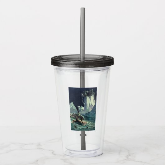 Sargasso Zee Grim Reaper & Sinking of Titanic Acryl Drinkbeker (Voorkant)
