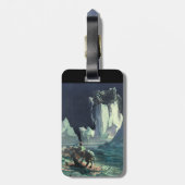 Sargasso Zee Grim Reaper & Sinking of Titanic Bagagelabel (Achterkant verticaal)