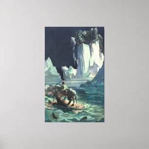 Sargasso Zee Grim Reaper & Sinking of Titanic Canvas Afdruk