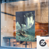 Sargasso Zee Grim Reaper & Sinking of Titanic Raamsticker (Cafe Raam)