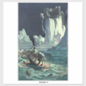 Sargasso Zee Grim Reaper & Sinking of Titanic Sticker (Vel)