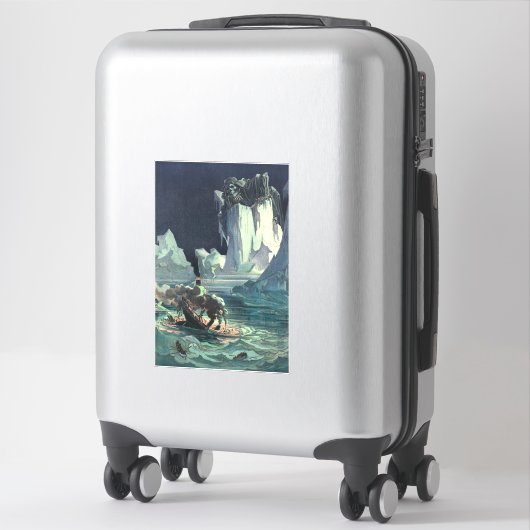 Sargasso Zee Grim Reaper & Sinking of Titanic Sticker (Koffer)