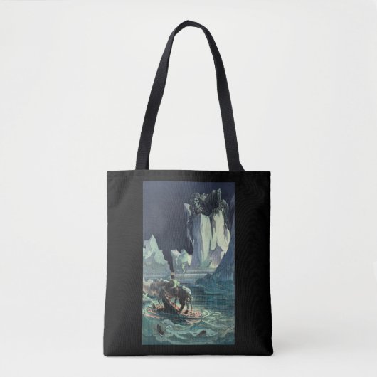Sargasso Zee Grim Reaper & Sinking of Titanic Tote Bag (Voorkant)