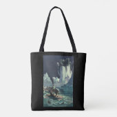 Sargasso Zee Grim Reaper & Sinking of Titanic Tote Bag (Achterkant)