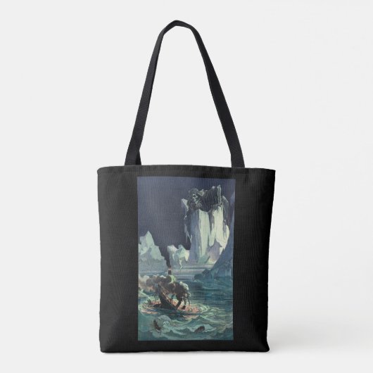 Sargasso Zee Grim Reaper & Sinking of Titanic Tote Bag (Achterkant)