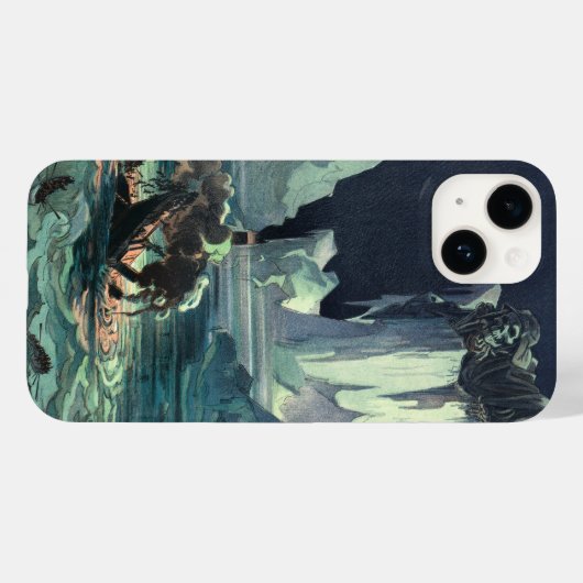 Sargasso Zee Grim Reaper & Zinken van de Titanic Case-Mate iPhone Case (Achterkant (horizontaal))