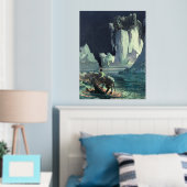 Sargassozee Grim Reaper & zinken van de Titanic Folie Afdrukken (Insitu (Slaapkamer))