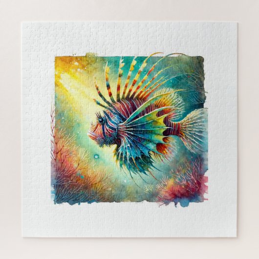 Sargassum Fish 130624AREF121 - Watercolor Legpuzzel (Verticaal)