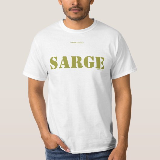 SARGE T-SHIRT (Voorkant)