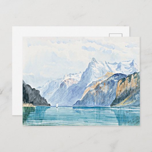 Sargent - Baai van Uri, kunst, Briefkaart (Voorkant / Achterkant)