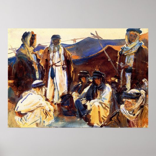 Sargent - Bedouin Camp 1906 Poster (Voorkant)