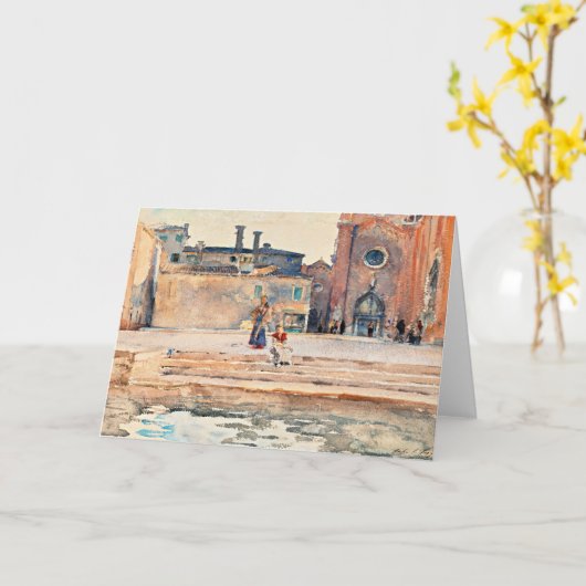 Sargent - Campi dei Frari, Venetië Kaart (Gele Bloem)