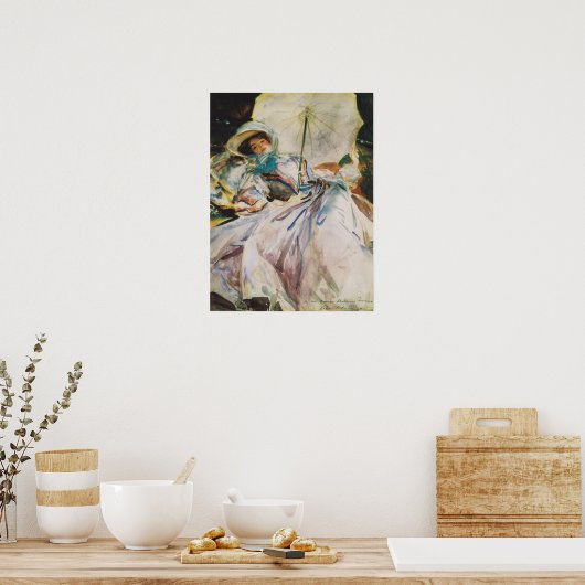 Sargent - Dame Mit Sonnenschirm 1900 Poster (Keuken)