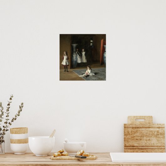 Sargent - de aughters van Edward Darley Boit 1882 Poster (Keuken)