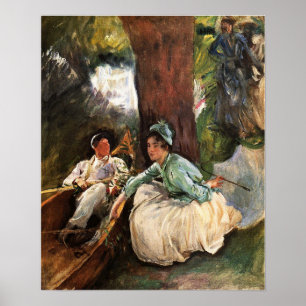 Sargent - door de rivier 1888 poster
