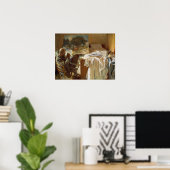 Sargent - Een Kunstenaar In Zijn Atelier Poster (Thuiskantoor)