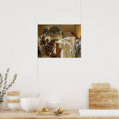 Sargent - Een Kunstenaar In Zijn Atelier Poster (Keuken)