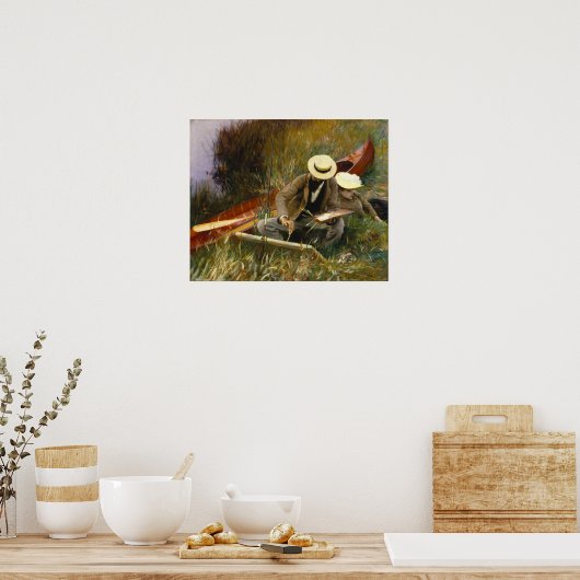 Sargent - een onderzoek buiten de deur poster (Keuken)