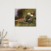 Sargent Een Out-of-Doors Studie Poster (Keuken)