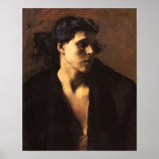 Sargent - Een Spaanse vrouw 1882 Poster (Voorkant)