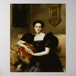 Sargent - Elizabeth Winthrop Chanler, mevrouw Chap Poster