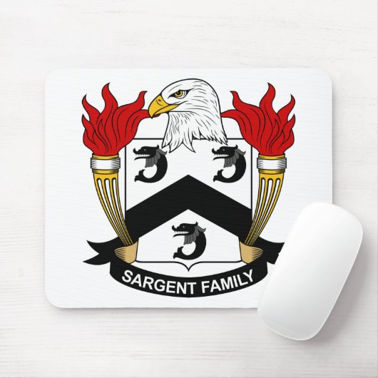 Sargent Family Crest Muismat (Met muis)